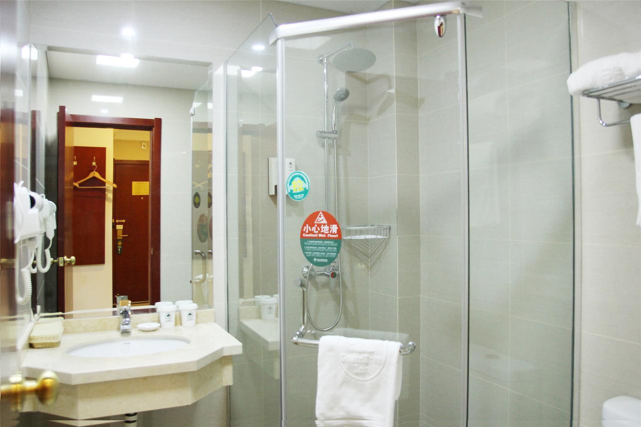 Greentree Inn Shanghai Jingan District Qipu Road Tiantong Road Subway Station Express Hotel Exterior photo